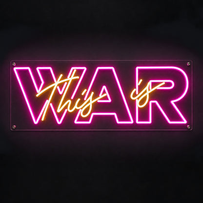 This Is War LED Neon Sign Wall Neon Signs - Shineneon