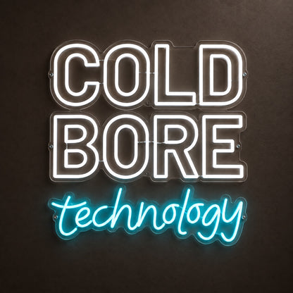 Cold Bore Technology LED Neon Sign for Storefront, Light Up Wall Decor - Shineneon