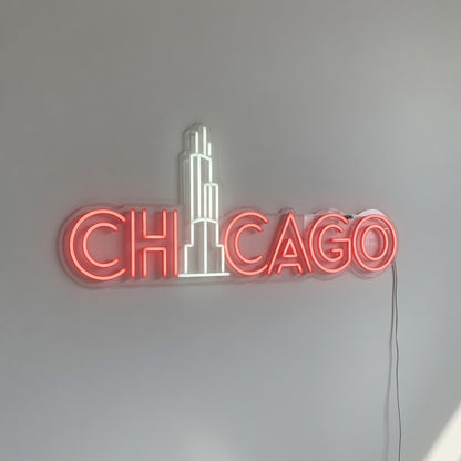 Chicago Neon Sign Wall Neon Signs - Shineneon