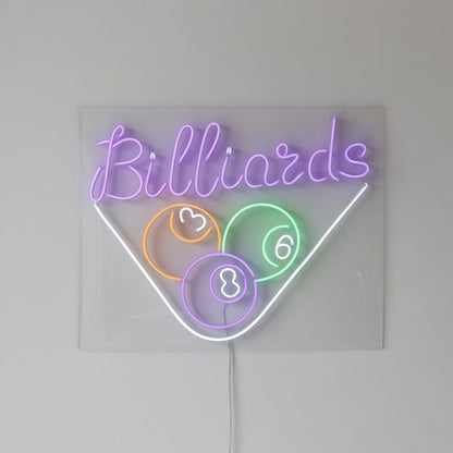 Billiards Pool LED Neon Sign for Bar Light Up Business Decor - Shineneon