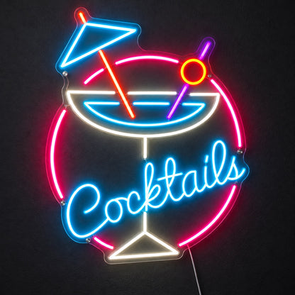 Cocktails Bar LED Neon Sign for Wedding Light Up Party Decor Wall Neon Signs - Shineneon