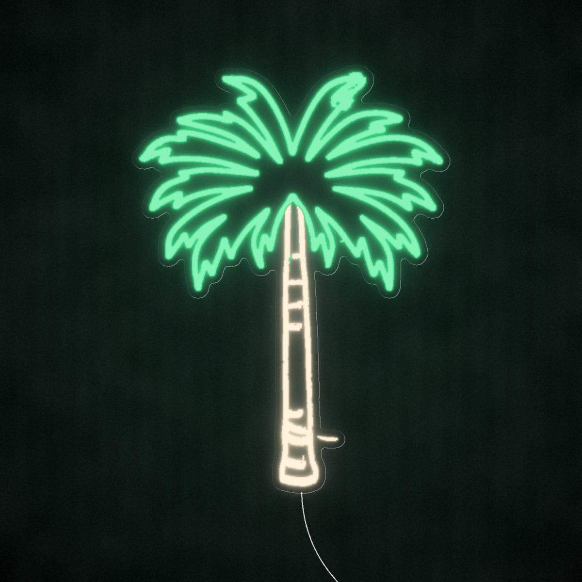 Palm Tree LED Neon Sign for Man Cave, Dimmable Wall Decor - Shineneon