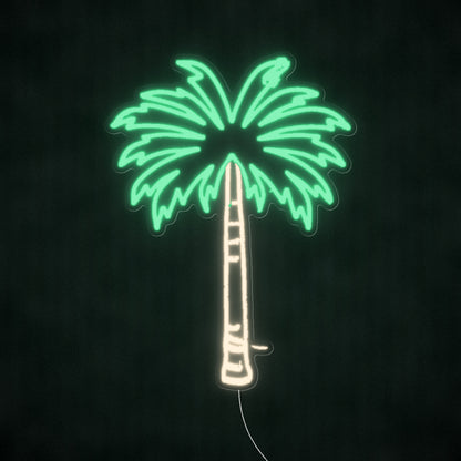 Palm Tree LED Neon Sign for Man Cave, Dimmable Wall Decor - Shineneon