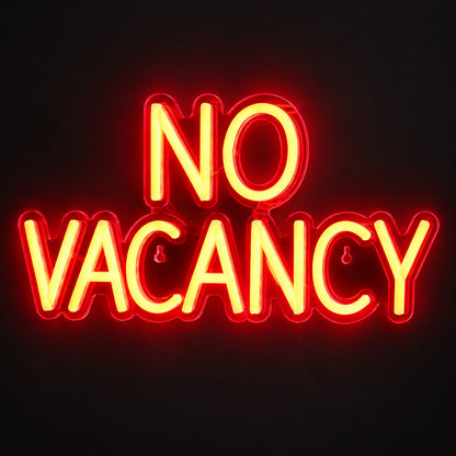 No Vacancy LED Neon Sign Wall Neon Signs - Shineneon