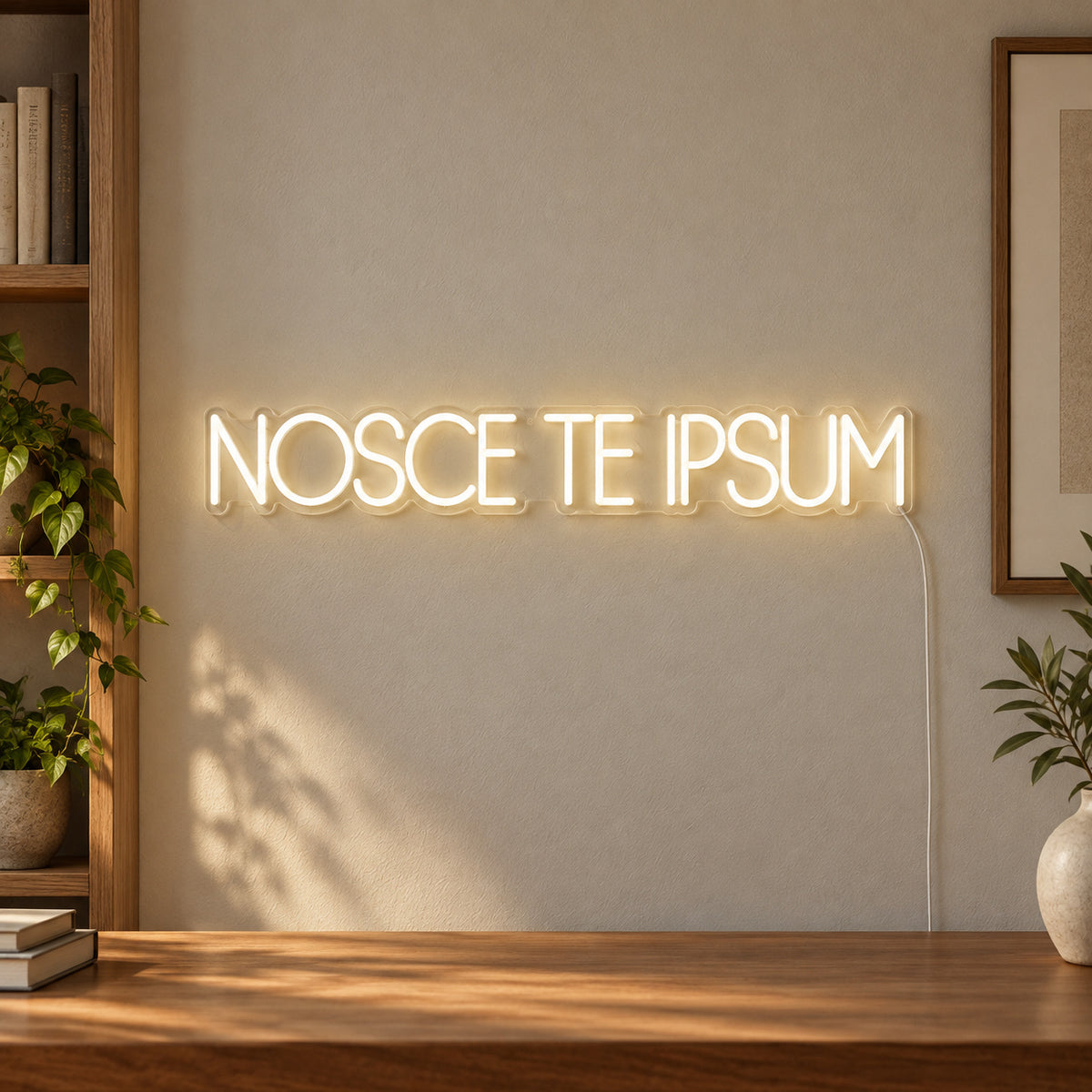 Nosce Te Ipsum Know Thyself Neon Sign Wall Neon Signs - Shineneon