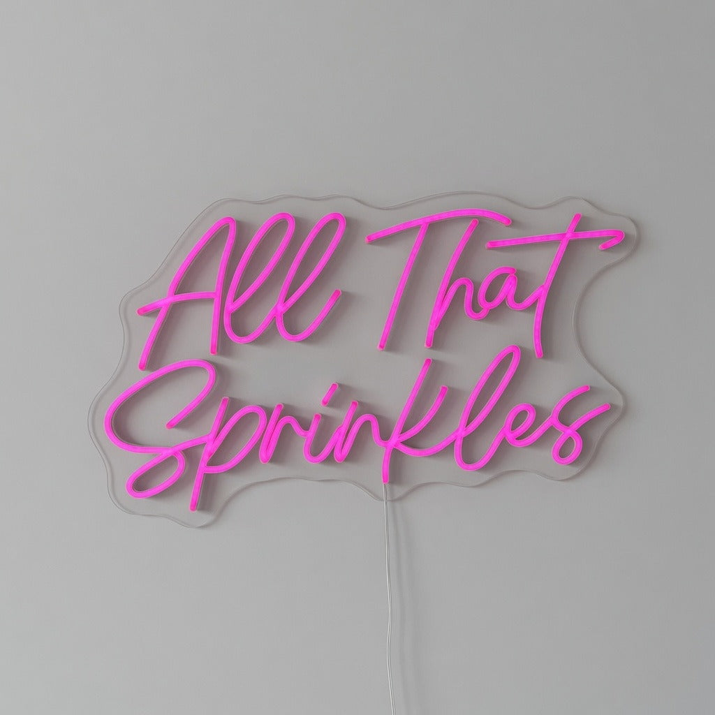 All That Sprinkles LED Neon Sign Dimmable Wall Light - Shineneon