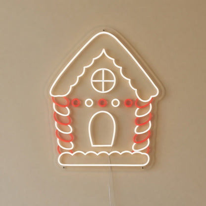 Gingerbread House Christmas Neon Sign - Shineneon