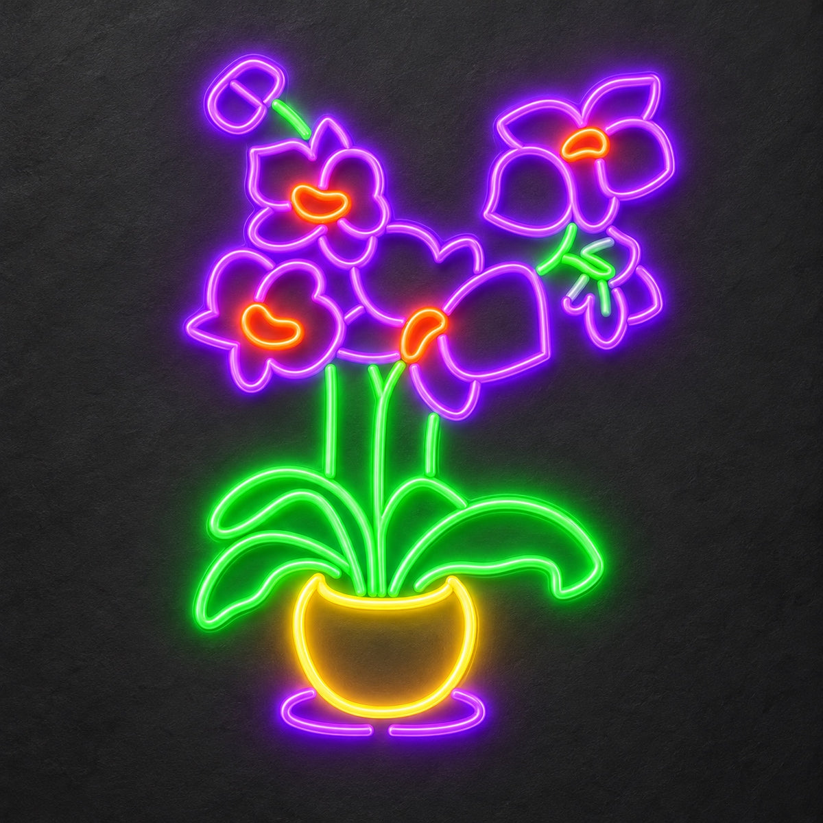 Elegant Orchid LED Neon Light Sign - Shineneon