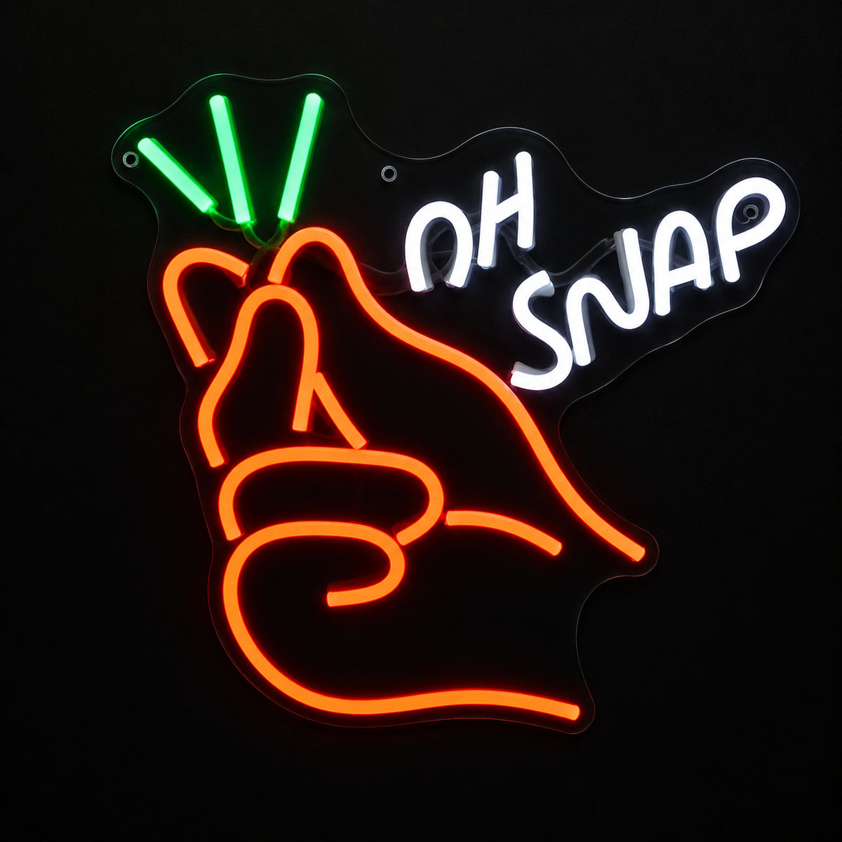 Ohsnapfingerneonsignr239 LED Neon Sign - Shineneon