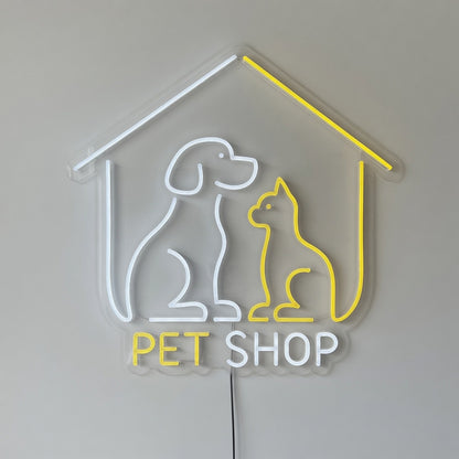 Dog Cat Pet Shop LED Neon Sign - Shineneon