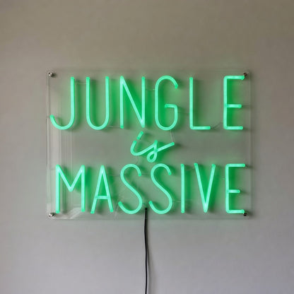 Jungle Is Massive LED Neon Sign Dimmable Wall Light - Shineneon