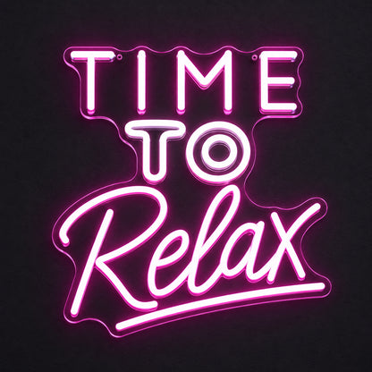 Time to Relax LED Neon Sign Wall Neon Signs - Shineneon
