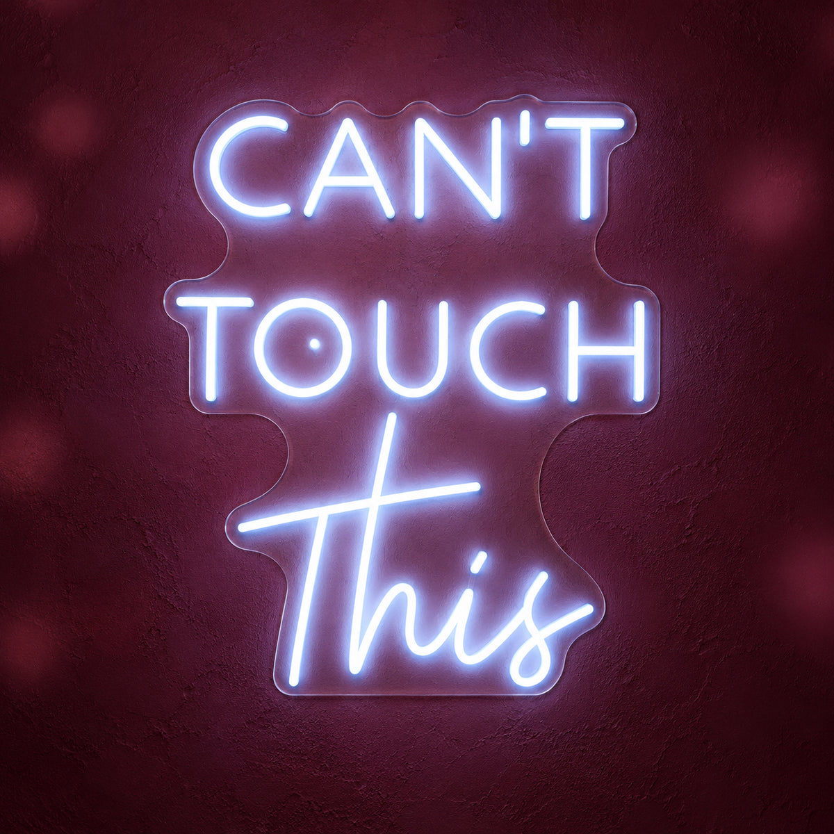 Can't Touch This LED Neon Sign Dimmable Wall Light - Shineneon