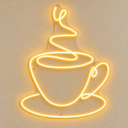 Steaming Coffee Cup LED Neon Sign Wall Neon Signs - Shineneon