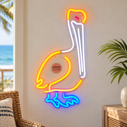 Pelican LED Neon Sign Dimmable Wall Light Wall Neon Signs - Shineneon