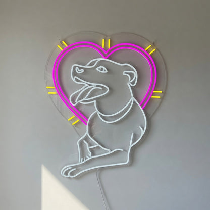 Jack Russell Terrier Dog LED Neon Sign Dimmable Wall Light - Shineneon