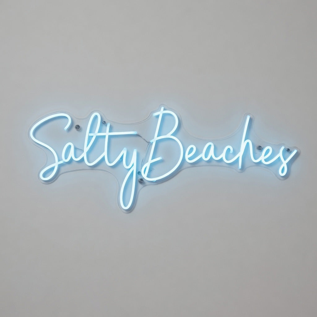 Salty Beaches LED Neon Sign - Shineneon