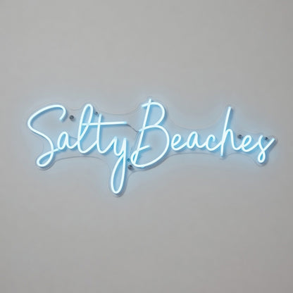 Salty Beaches LED Neon Sign - Shineneon