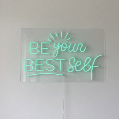 Be Your Best Self LED Neon Sign Dimmable Wall Light - Shineneon
