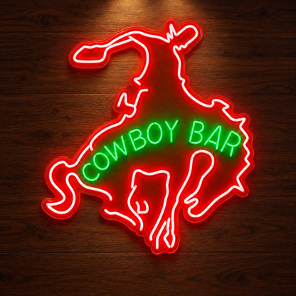 Cowboy Bar Neon Sign Wall Neon Signs - Shineneon