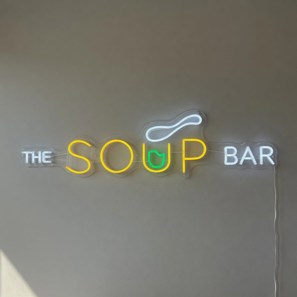 The Soup Bar LED Neon Sign Dimmable Wall Light - Shineneon
