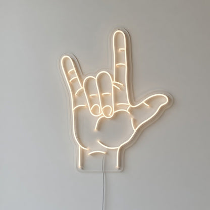 Love You Hand Gesture LED Neon Sign - Shineneon