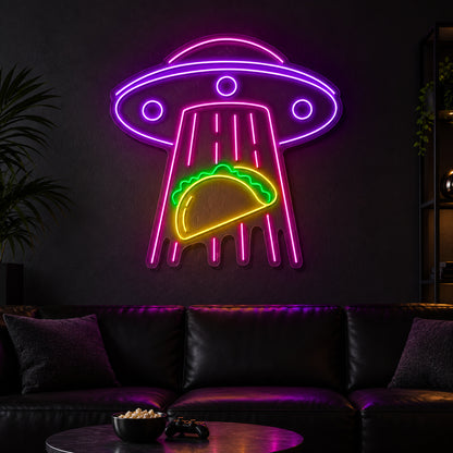 UFO Tractor Beam LED Neon Sign - Shineneon