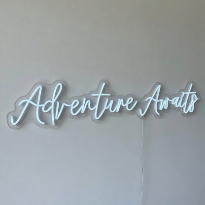 Adventure Awaits LED Neon Sign Dimmable Wall Light - Shineneon
