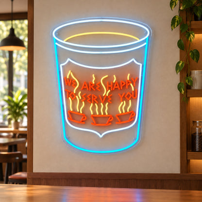 NYC Coffee Cup Neon Sign Wall Neon Signs - Shineneon