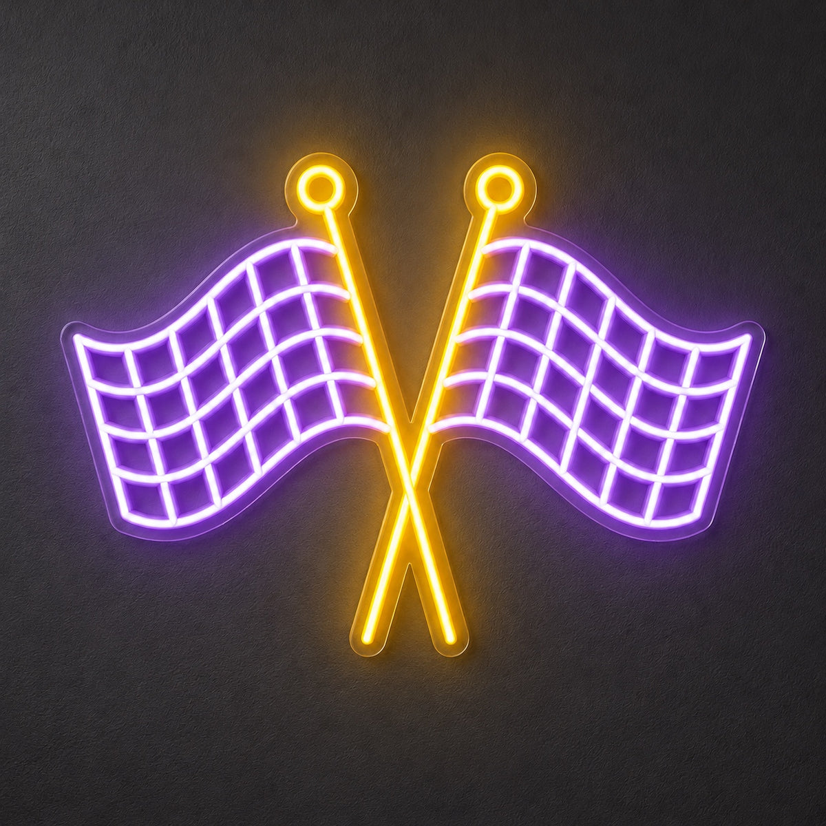 Finish Flags LED Neon Sign Dimmable Wall Light - Shineneon
