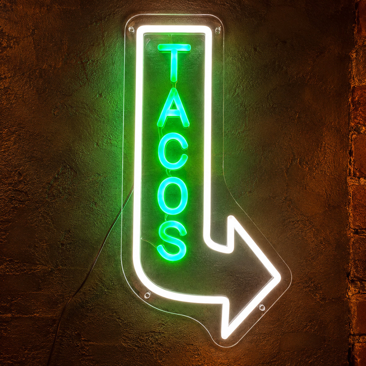 Tacos Arrow LED Neon Sign - Shineneon