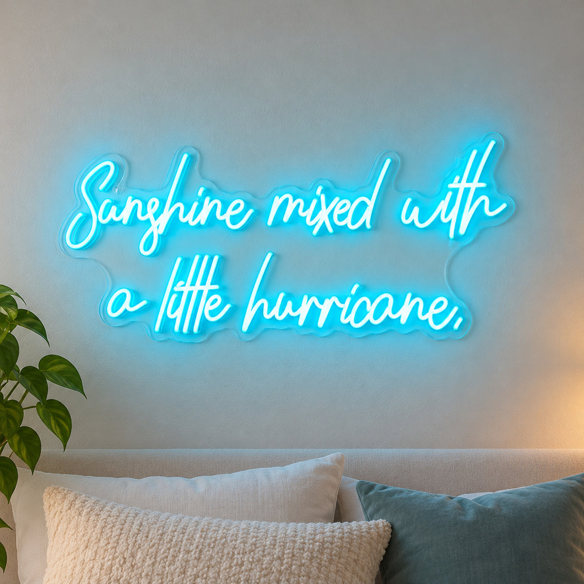 Sunshine Mixed with a Little Hurricane LED Neon Sign - Shineneon