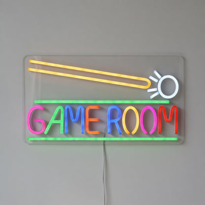 Billiard Game Room LED Neon Sign for Game Room Dimmable Wall Decor - Shineneon