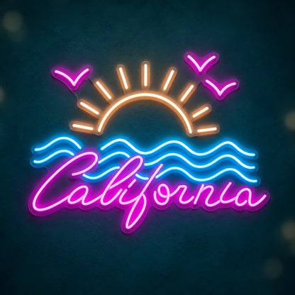 California Sunrise Neon Sign - Shineneon