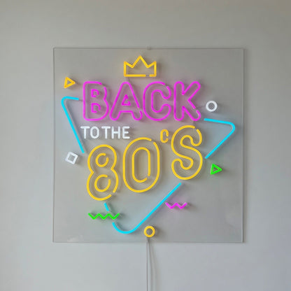 Back to the 80s LED Neon Sign Dimmable Wall Light - Shineneon