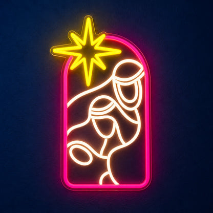 The Star Christmas Neon Sign - Main Product Image