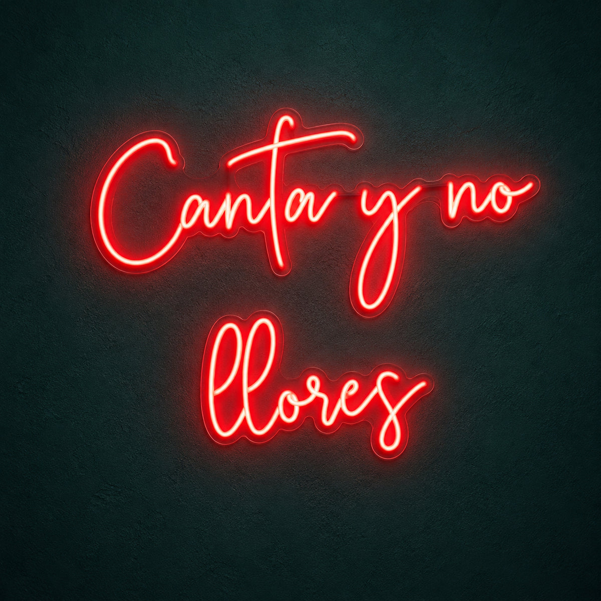 Canta y no llores LED Neon Sign Dimmable Wall Light - Main Product Image