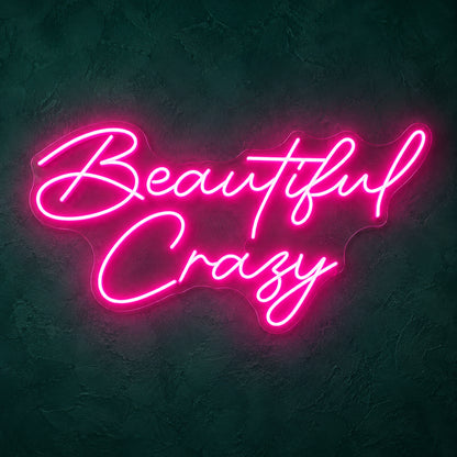 Beautiful Crazy LED Neon Sign Dimmable Wall Light - Main Product Image