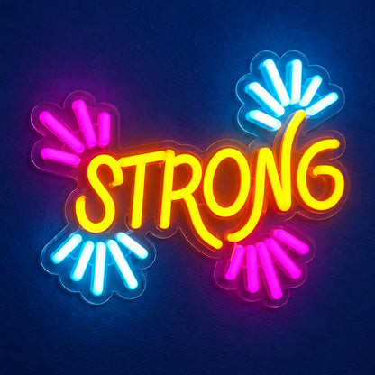 Strong LED Neon Sign Dimmable Wall Light - Main Product Image