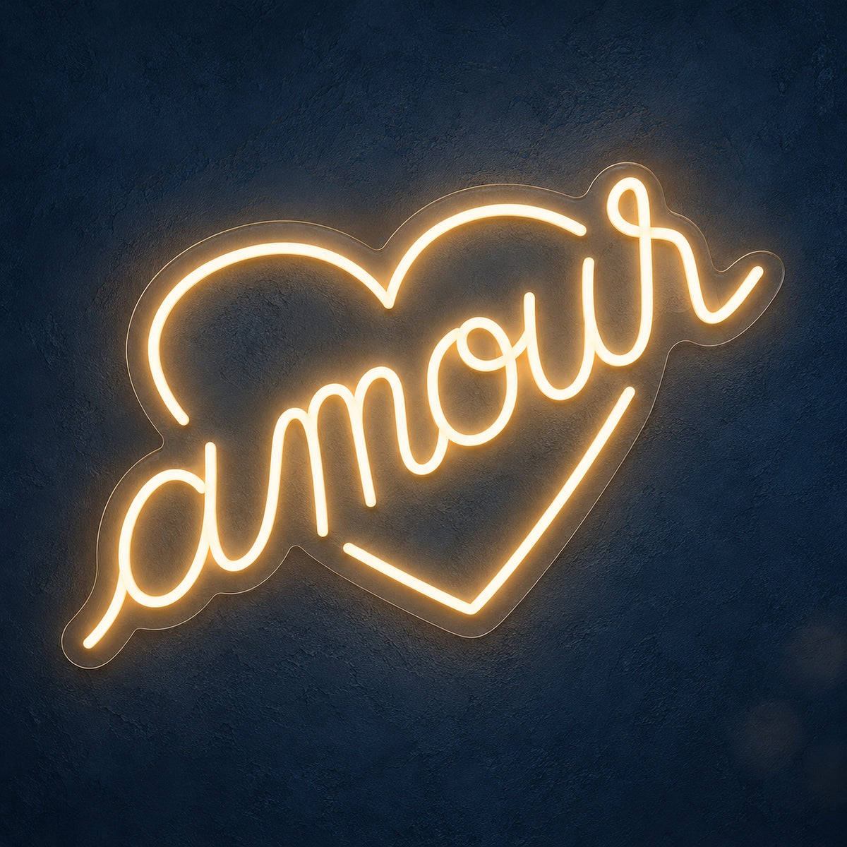 Amour LED Neon Sign for Wedding Light Up Party Decor - Main Product Image