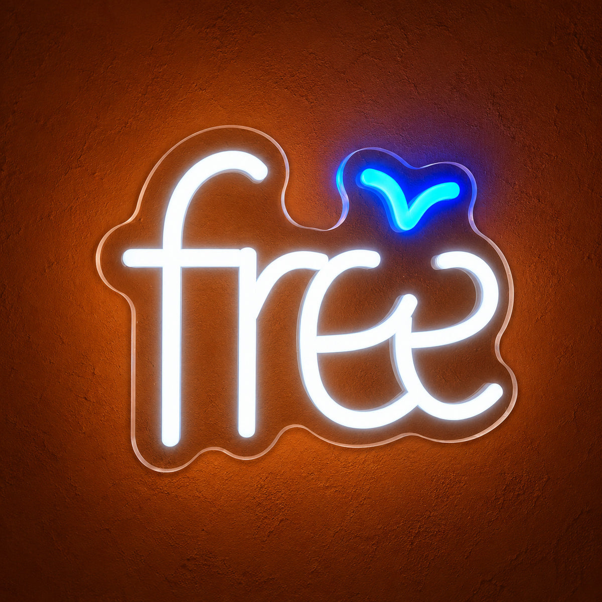 Free LED Neon Sign for Man Cave Dimmable Wall Decor - Main Product Image