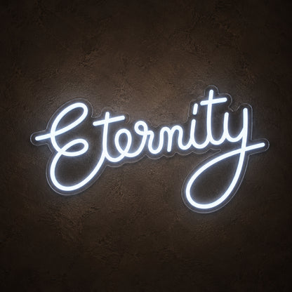 Eternity LED Neon Sign for Wedding Light Up Party Decor - Main Product Image