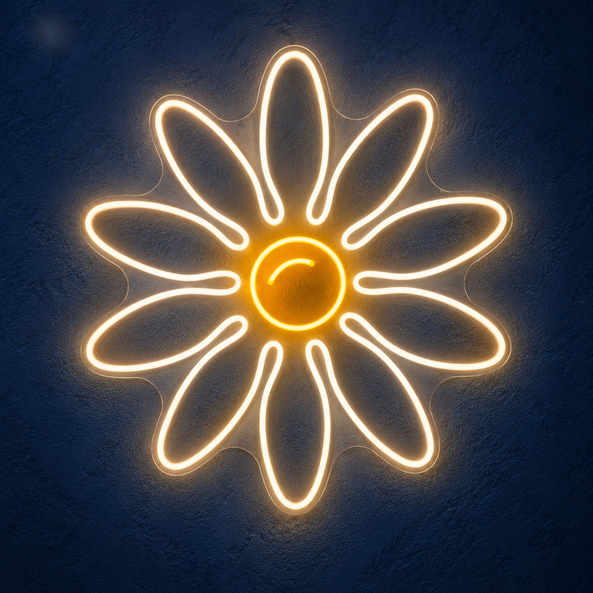 Daisy Flower LED Neon Sign for Salon Light Up Business Decor - Main Product Image