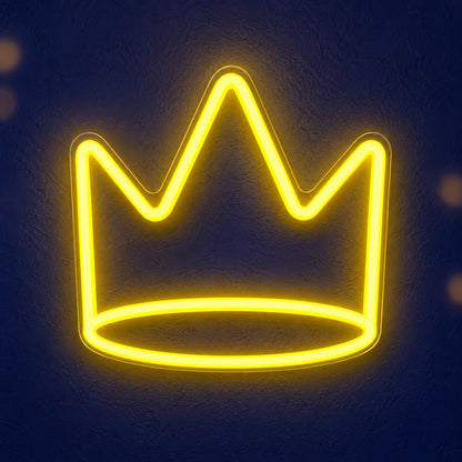 Crown LED Neon Sign for Photo Booth Light Up Party Decor - Main Product Image