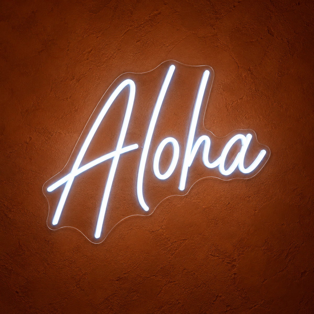 Aloha LED Neon Sign Porch Style Script - Main Product Image