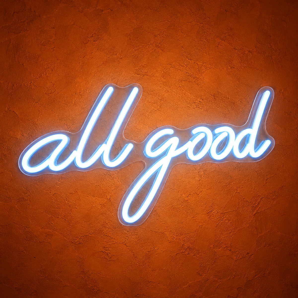 All Good LED Neon Sign Dimmable Wall Light - Main Product Image