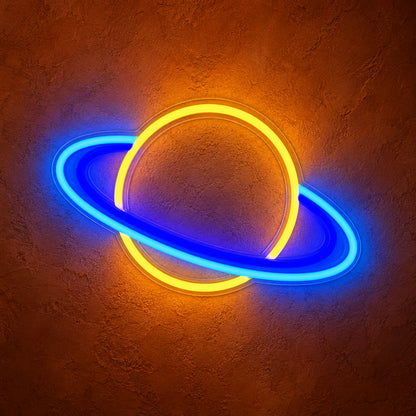 Saturn Room Decor Neon Sign - Main Product Image