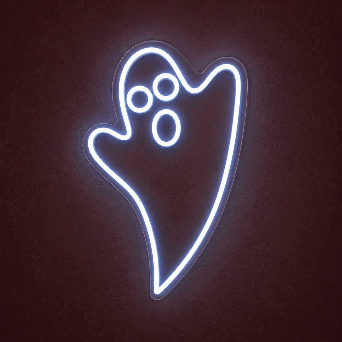 Ghost LED Neon Sign Dimmable Wall Light - Main Product Image