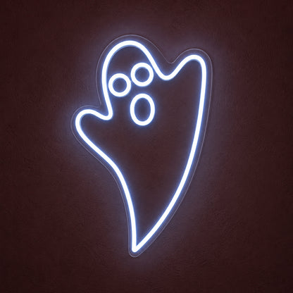 Ghost LED Neon Sign Dimmable Wall Light - Main Product Image
