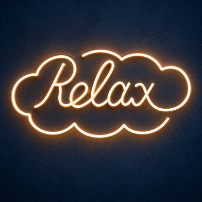 Relax Cloud LED Neon Sign Dimmable Wall Light - Main Product Image